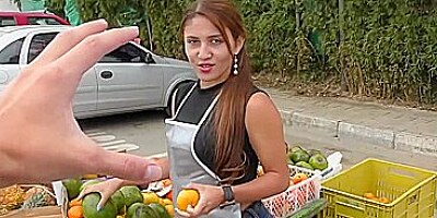 Hot pickup and fuck session with Colombian teen newbie Melissa Lujan