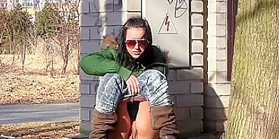 Doesnt Get Any More Public Than This Piss With Angelica Kitten