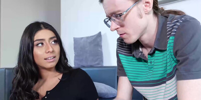 Violet Myers In Busty Stunner Sucks Dick Before Riding