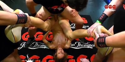 Cumpilation Of Beautiful Blondes Getting Gangbang Hot Jizz - Jenny Smart And Ariella Ferrera