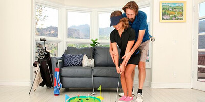 She May Be Petite But She Can Handle Those Big Clubs