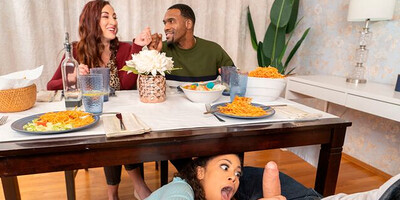 Guess Who's Cumming To Dinner