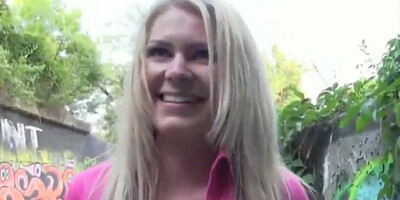 POV cock sucking and lovemaking with your average next-door blonde