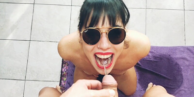 Drinking Pee Non Stop Day 2 Drinking Pee For My Stepdaddy -aprilbigass