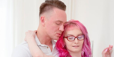 Red-haired babe sucks to get sperm