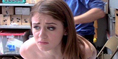 Young brunette Rosalyn Sphinx gives up her bald pussy