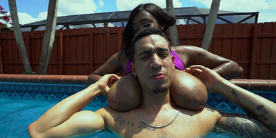 Ebony beauty got fucked from the back