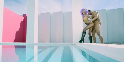 A bubbly Asian hottie fed with cock