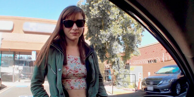 Young floozy Audrey Holiday fucks for some cash