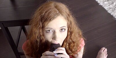 Ginger Abby Rains wants to watch her stepbrother dominate her greedy twat