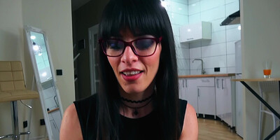 Naughty girl Natalie loves stuffing in all holes