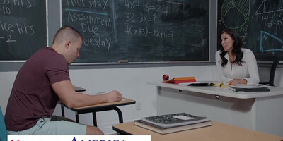 Reagan Foxx Teaches Her Student A Special Lesson In Classroom