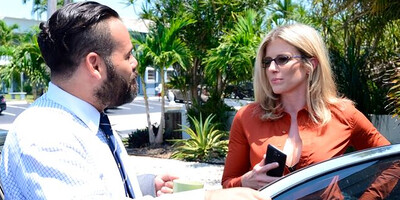 Stunning FFM session with two blondes Cory Chase and Kacey Jordan