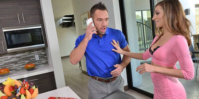 Stunning miniature model with small tits Moka Mora feels a big dick