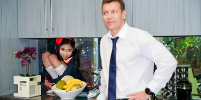 Mini Asian Chick With A Tight Slit