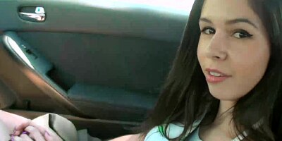 Petite babe Taylor Reed gets proper pounding until her face and tits were covered in cum