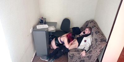 The Boss Fucked The Married Secretary And Said Hello To Her Husband