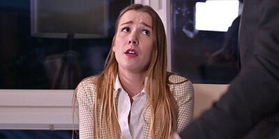 Lazy Bimbo Gets Boned in the Bottom by Her Black Boss to Save Her Job GP1806