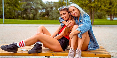 Karla's dreams finally came true. She's always wanted to make it big and start a modelling career. The first step would be to test if she's got the IT factor so she goes with Melissa for a quick photoshoot around town. Little did she knew that posing woul