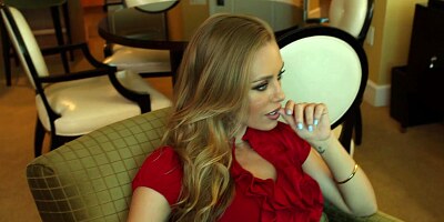 Lonely evening turns into sex with professional