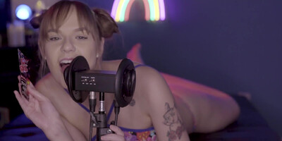 Eating In Asmr With Sexy Teen Rebecca Vanguard