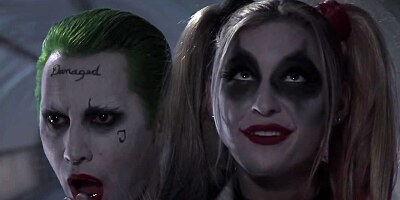 Slutty bitch Harley Quinn with pigtails has threesome in sewerage