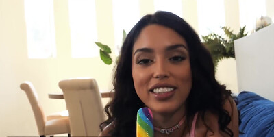 Vanessa Sky Fills Her Mouth With Ricky Johnsons Bbc & Gets Her Holes Stretched Out