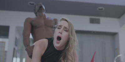 The naughty blonde will take a BBC in any sex position