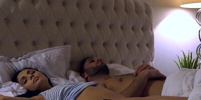 Tempting female is lustful and gets bonked by stepbro