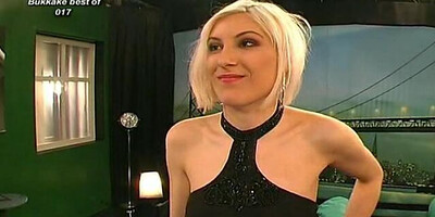 Blonde harlot gets cornholed and covered in sticky warm cum afterward