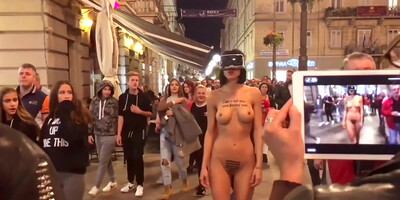 Shameless Milf Public Nudity Erotic Video