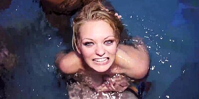 Ali Rae & Rachael Madori take turns on their friends' dicks poolside