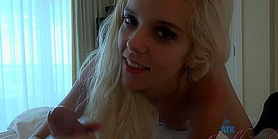 You Cum In Halles Mouth After Fucking Her Tight Pussy With Halle Von