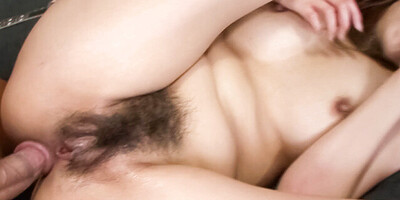 Redhead Asian chick Yuna Hirose gagging a throbbing cock and screwed