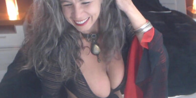 The best white haired milf masturbation