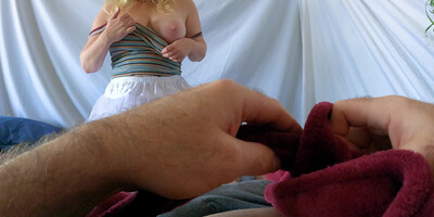 Stepdaughter begs for stepdaddy's cock