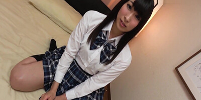 Japanese Girl Kokone Plays With Her Wet Pussy & Fucks A Big Dildo Bef