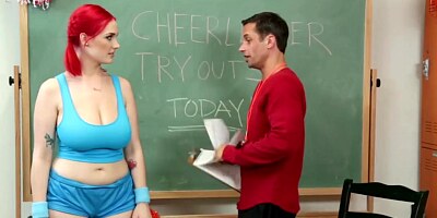 RealityJunkies Big Titted Siri rides cock in locker room