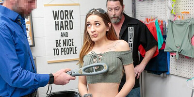 Shoplifter stepdaughter faces stepdaddy's punishment