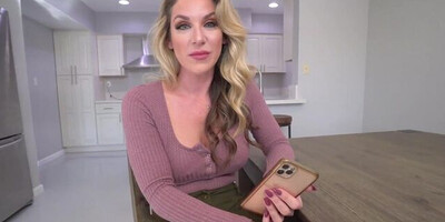 Busty cougar Kayla Paige gets naughty with her horny stepson