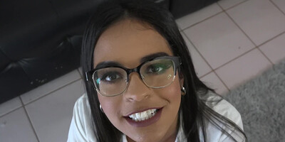 Latina Vienna Black receives facial after sex