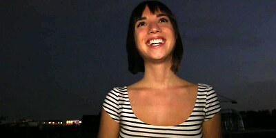 Pickedup euro beginner doggystyled outdoors