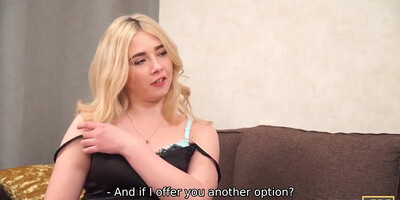 Girl who has no money to pay gets fucked by bank worker