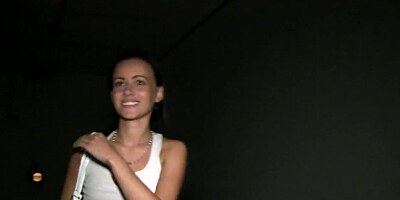 Petite amateur fucks in basement pov