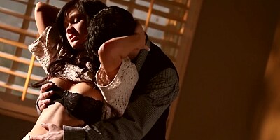 Kendall Karson gives an erotic bj then has passionate sex with her lover