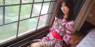 Tyingart Mai Kimono Bondage