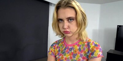 Blonde cooze is preparing massive black cock for sex