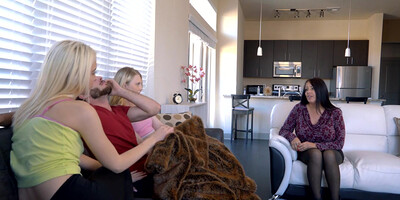 FFM fuckfest with both his sisters