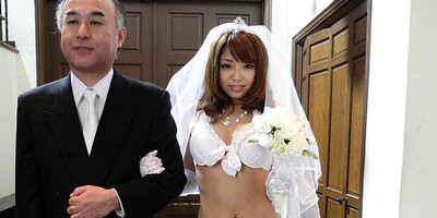 During her wedding she has to fellate on a firm wiener