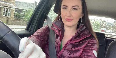 Dark Haired Medical Driving Female